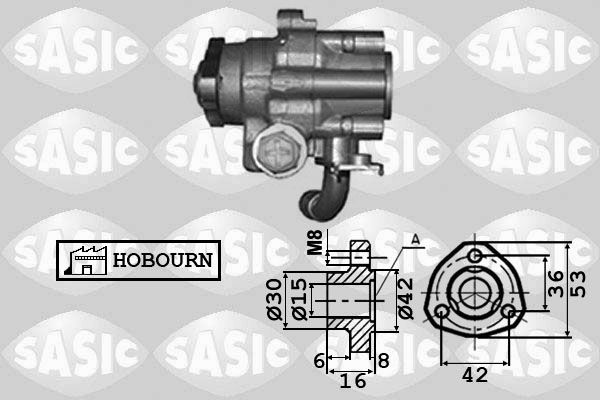 Pompa hydrauliczna, układ kierowniczy SASIC 7076035
