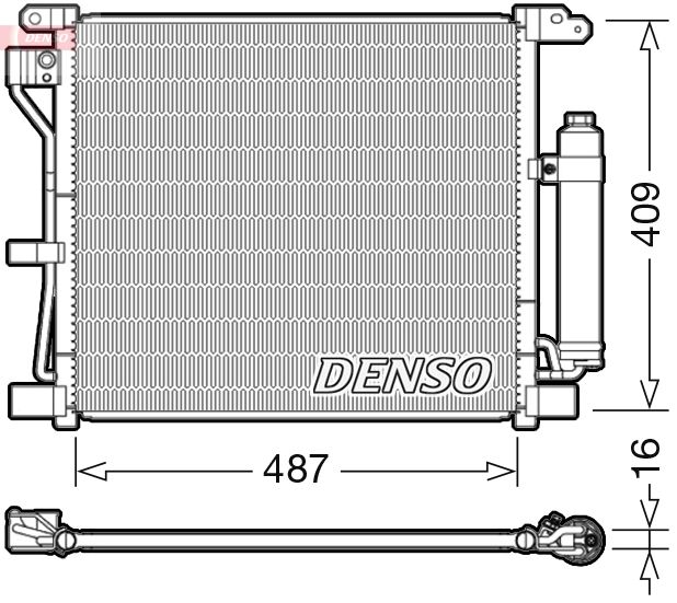 Skraplacz, klimatyzacja DENSO DCN46019