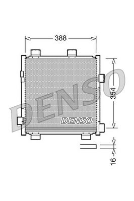 Skraplacz, klimatyzacja DENSO DCN50040