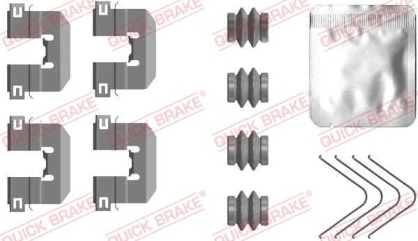 Zestaw akcesoriów, klocki hamulcowe QUICK BRAKE 109-0117