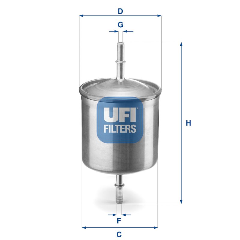Filtr paliwa UFI 31.846.00