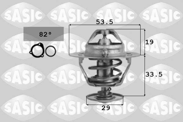 Termostat, płyn chłodzący SASIC 3306030