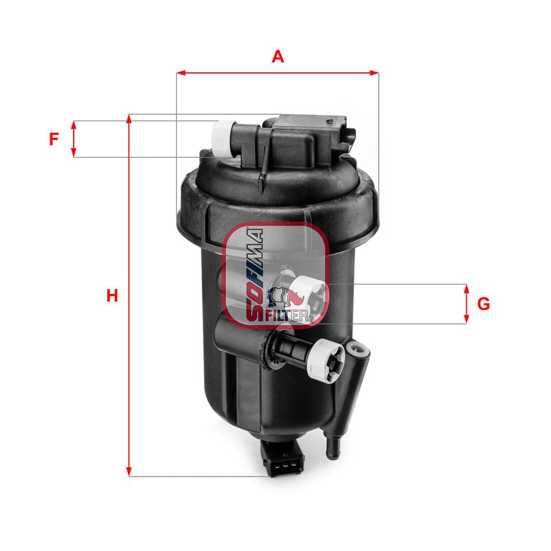 Filtr paliwa SOFIMA S 5108 GC