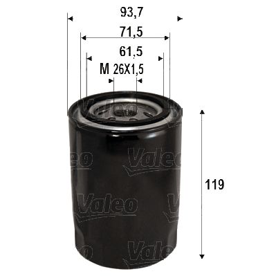 Filtr oleju VALEO 586090