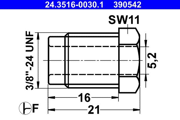 Złącze śrubowe ATE 24.3516-0030.1