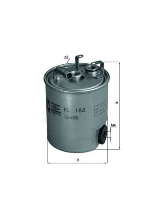 Filtr paliwa MAHLE KL188