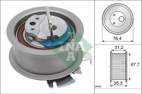 Rolka napinacza, pasek rozrządu INA 531 0565 30