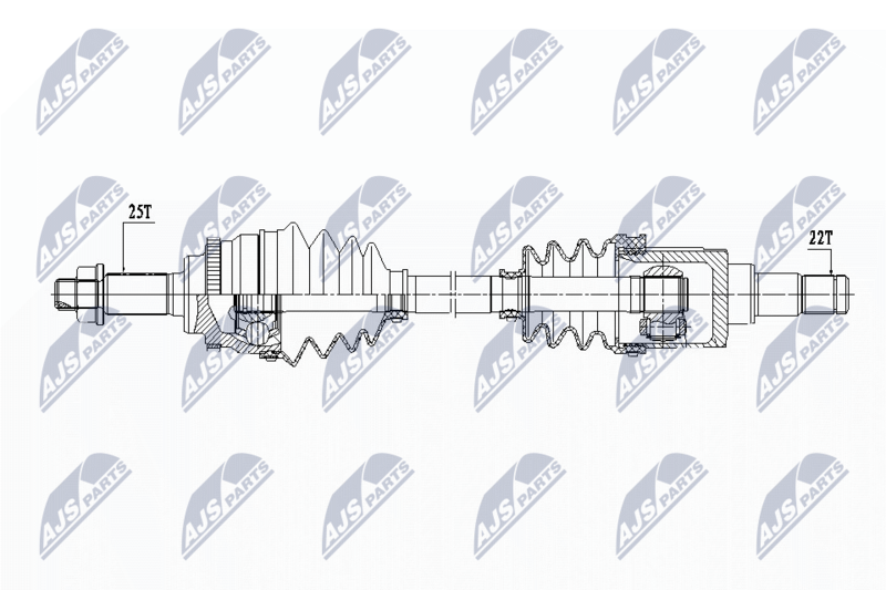 Wał napędowy NTY NPW-SU-031