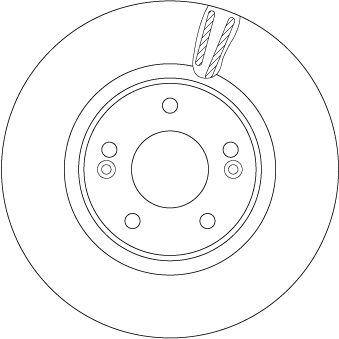 Tarcza hamulcowa TRW DF6497S