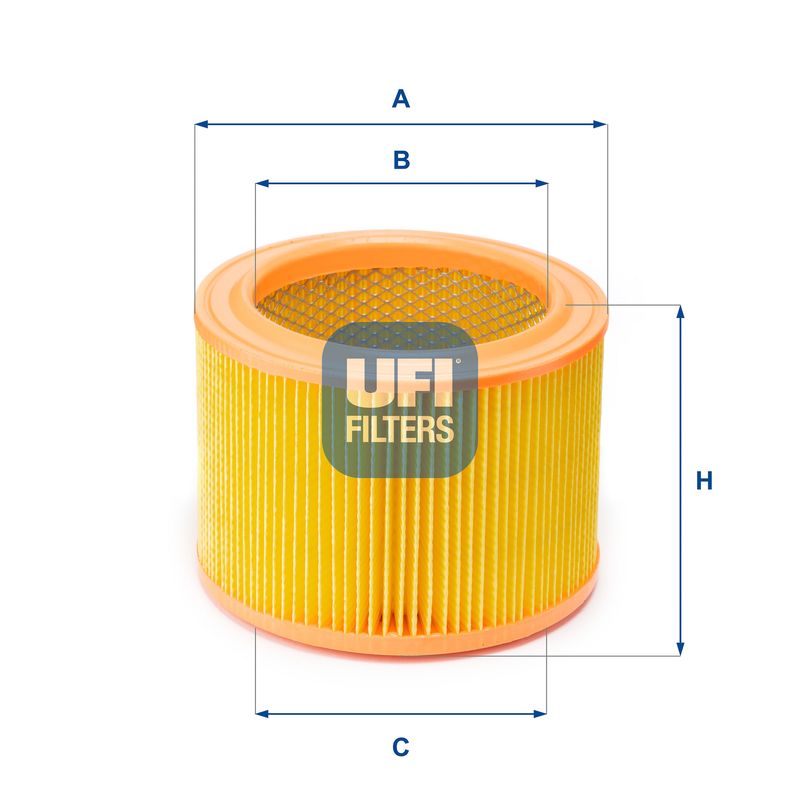 Filtr powietrza UFI 27.271.00