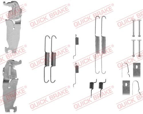 Zestaw akcesoriów, szczęki hamulcowe QUICK BRAKE 105-0811s