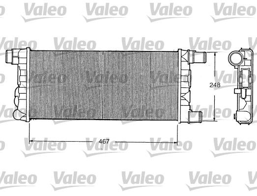 Chłodnica, układ chłodzenia silnika VALEO 730520