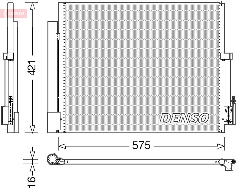 Skraplacz, klimatyzacja DENSO DCN20036