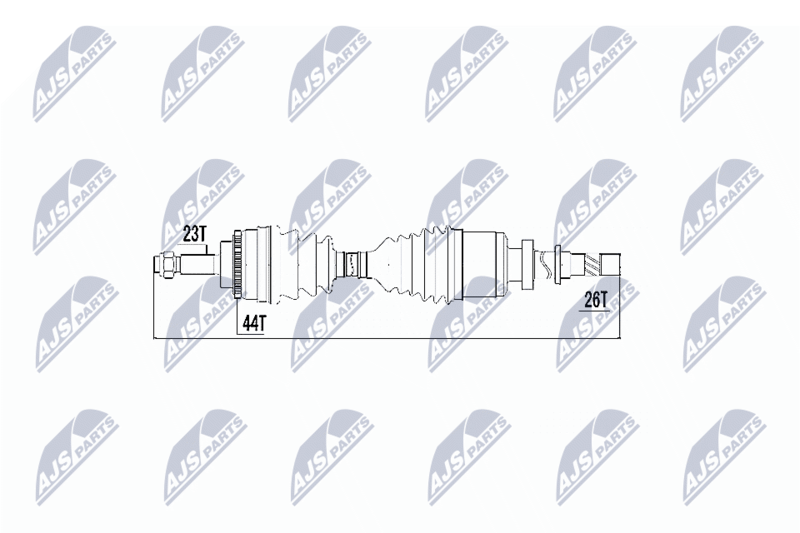 Wał napędowy NTY NPW-RE-018