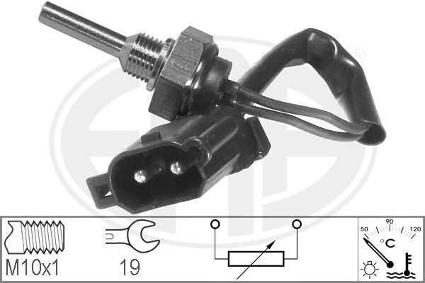 Czujnik, temperatura płynu chłodzącego ERA 330108