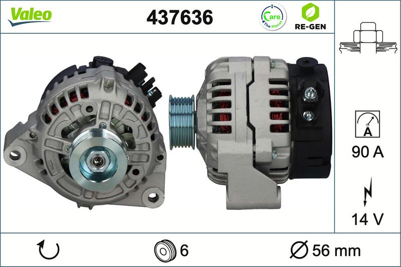 Alternator VALEO 437636