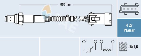 Sonda lambda FAE 77240