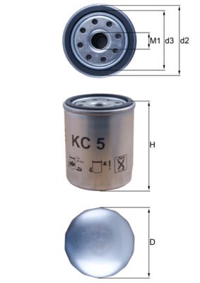 Filtr paliwa KNECHT KC 5