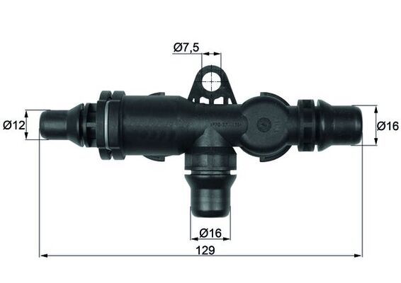 Termostat, chłodzenie oleju MAHLE TO482