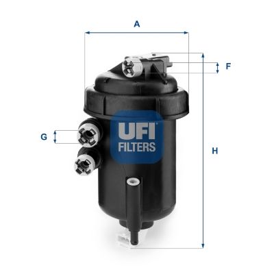Filtr paliwa UFI 55.127.00