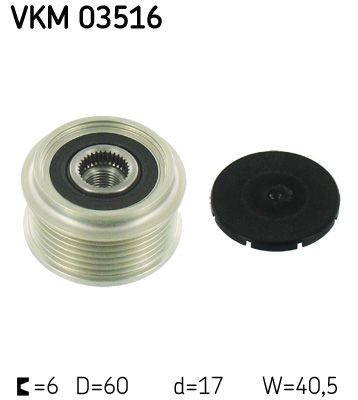 Alternator - sprzęgło jednokierunkowe SKF vkm 03516