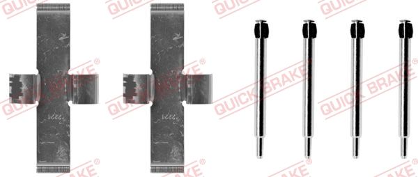 Zestaw akcesoriów, klocki hamulcowe QUICK BRAKE 109-0924