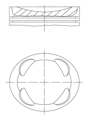 Tłok MAHLE 081 pi 00104 000