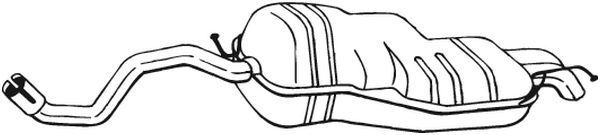 Tłumik końcowy BOSAL 279-111