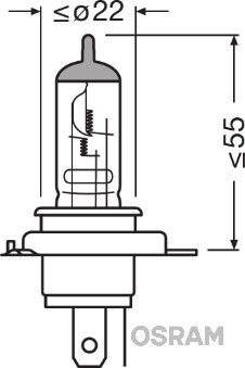 Żarówka, reflektor OSRAM 64185NR5