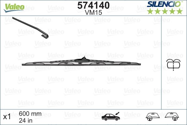 Pióro wycieraczki VALEO 574140