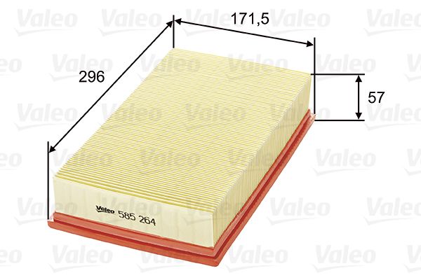 Filtr powietrza VALEO 585264
