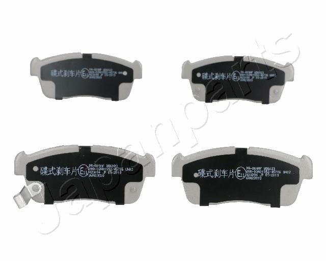 Zestaw klocków hamulcowych, hamulce tarczowe JAPANPARTS PA-809AF
