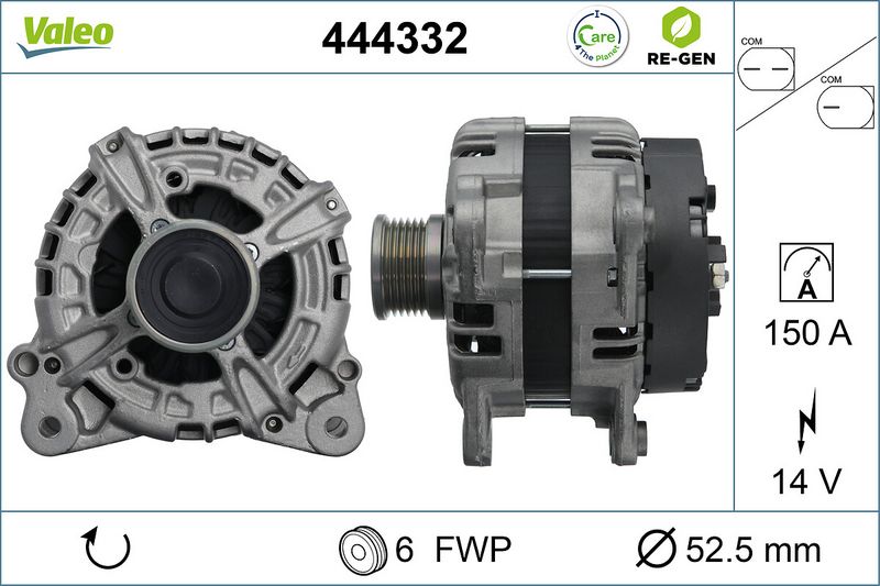 Alternator VALEO 444332