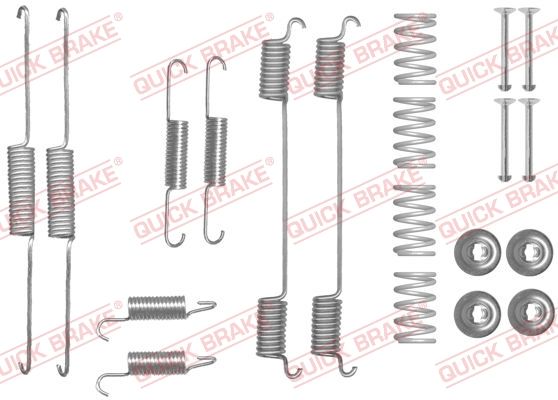 Zestaw akcesoriów, szczęki hamulcowe QUICK BRAKE 105-0861