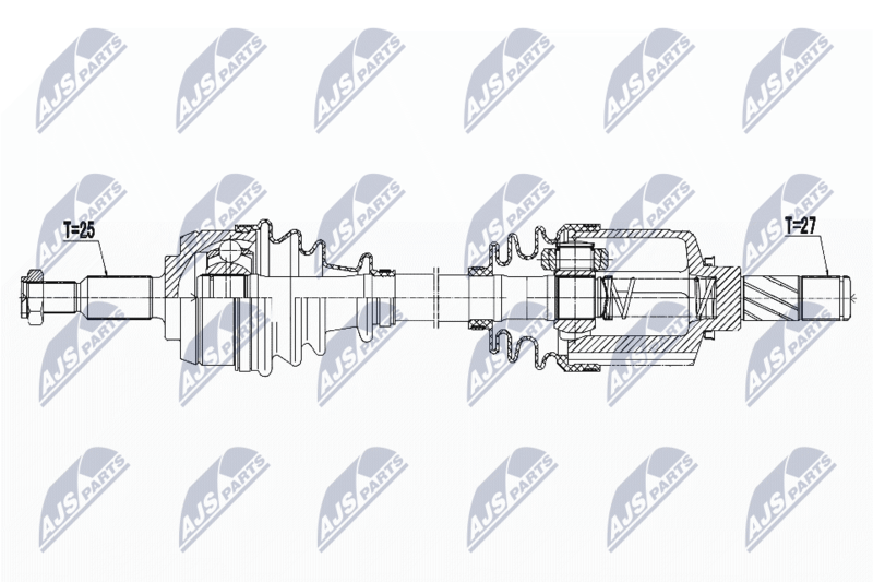 Wał napędowy NTY NPW-RE-066