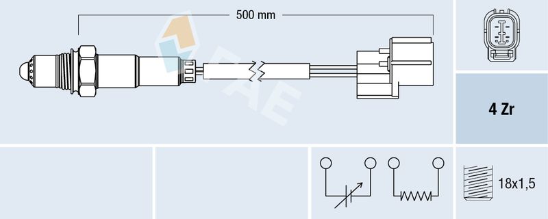 Sonda lambda FAE 77785