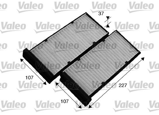 Filtr, wentylacja przestrzeni pasażerskiej VALEO 715548