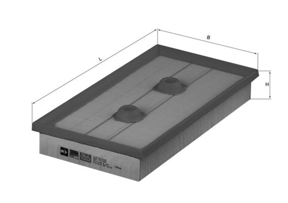 Filtr powietrza KNECHT LX 1643
