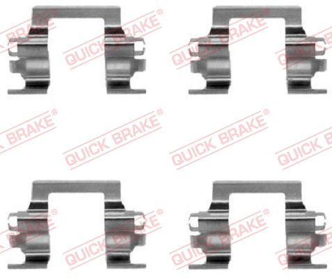 Zestaw akcesoriów, klocki hamulcowe QUICK BRAKE 109-1117