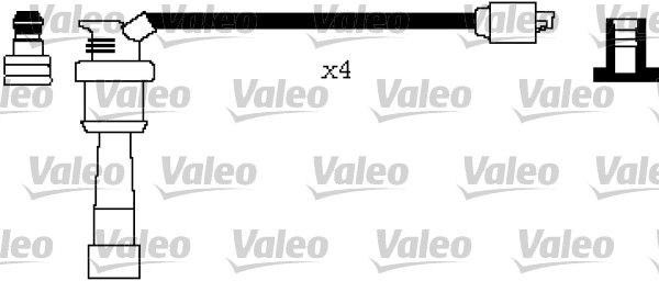 Zestaw przewodów zapłonowych VALEO 346282