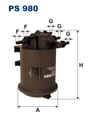 Filtr paliwa FILTRON ps 980