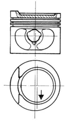 Tłok KOLBENSCHMIDT 93872600