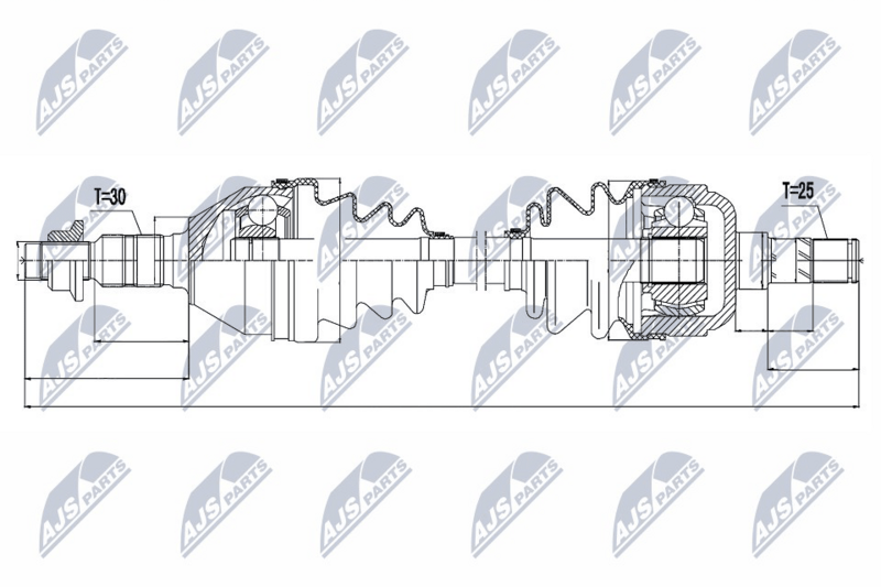 Wał napędowy NTY NPW-PL-035