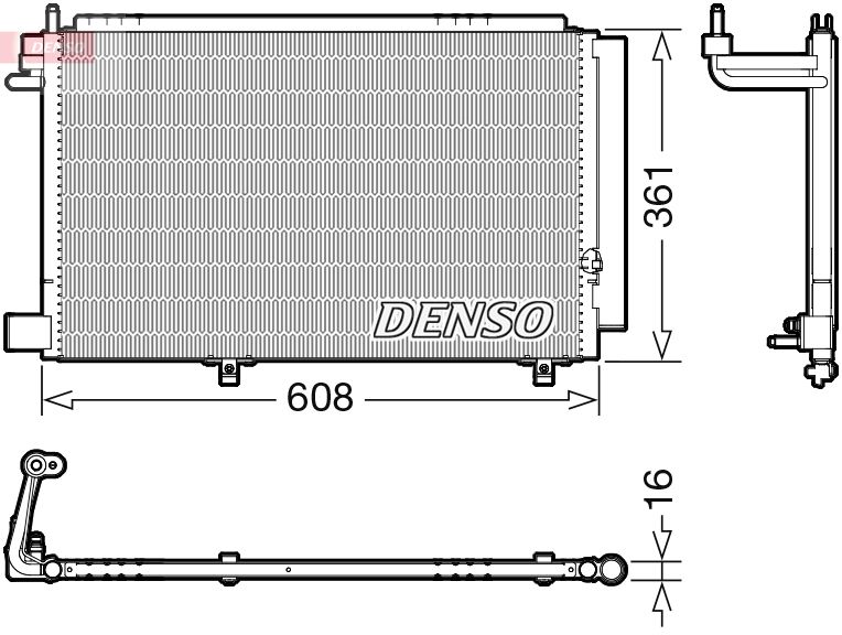 Skraplacz, klimatyzacja Denso DCN10041