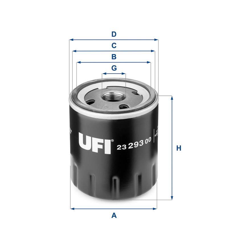 Filtr oleju UFI 23.293.00