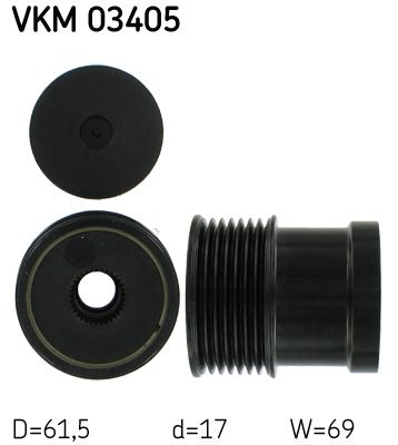 Alternator - sprzęgło jednokierunkowe SKF VKM03405