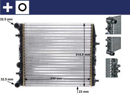 Chłodnica, układ chłodzenia silnika MAHLE CR454000S