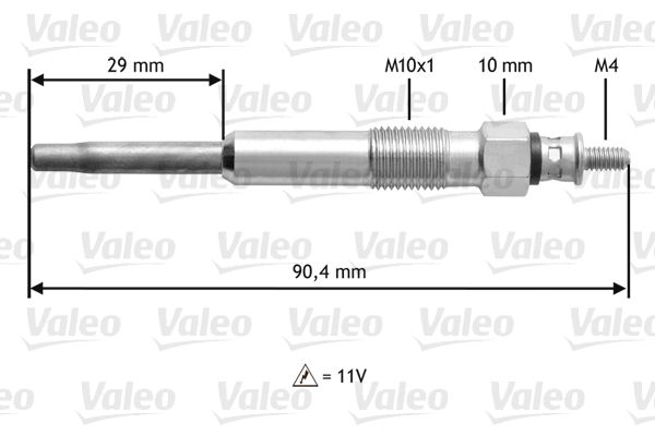 Świeca żarowa VALEO 345101
