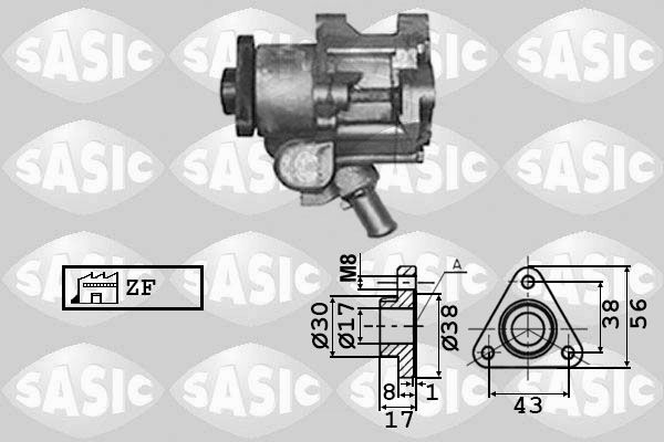 Pompa hydrauliczna, układ kierowniczy SASIC 7076022