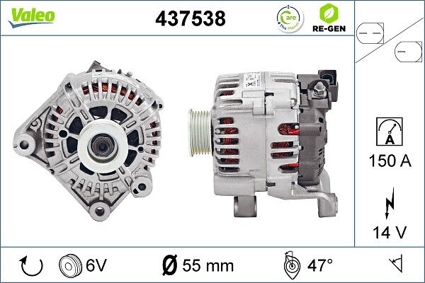Alternator VALEO 437538